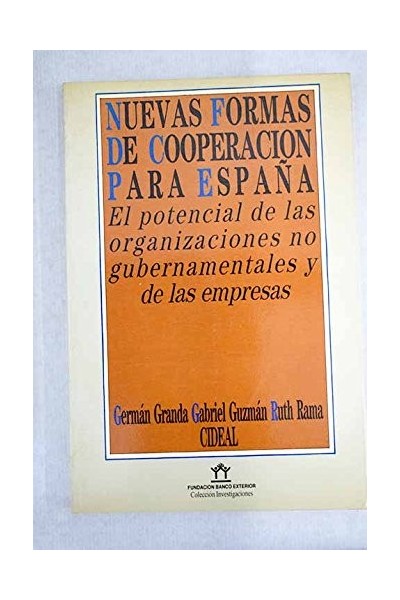 Nuevas Formas De Cooperacion Para España